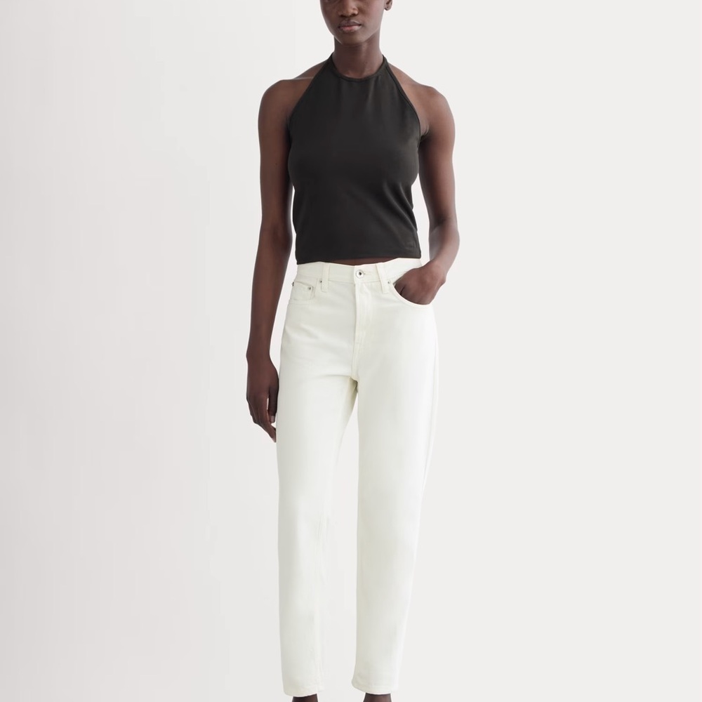 EVERLANE The Cheeky Jean Crop in White